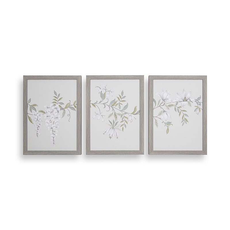 Laura Ashley Parterre Set of 3 Wallart