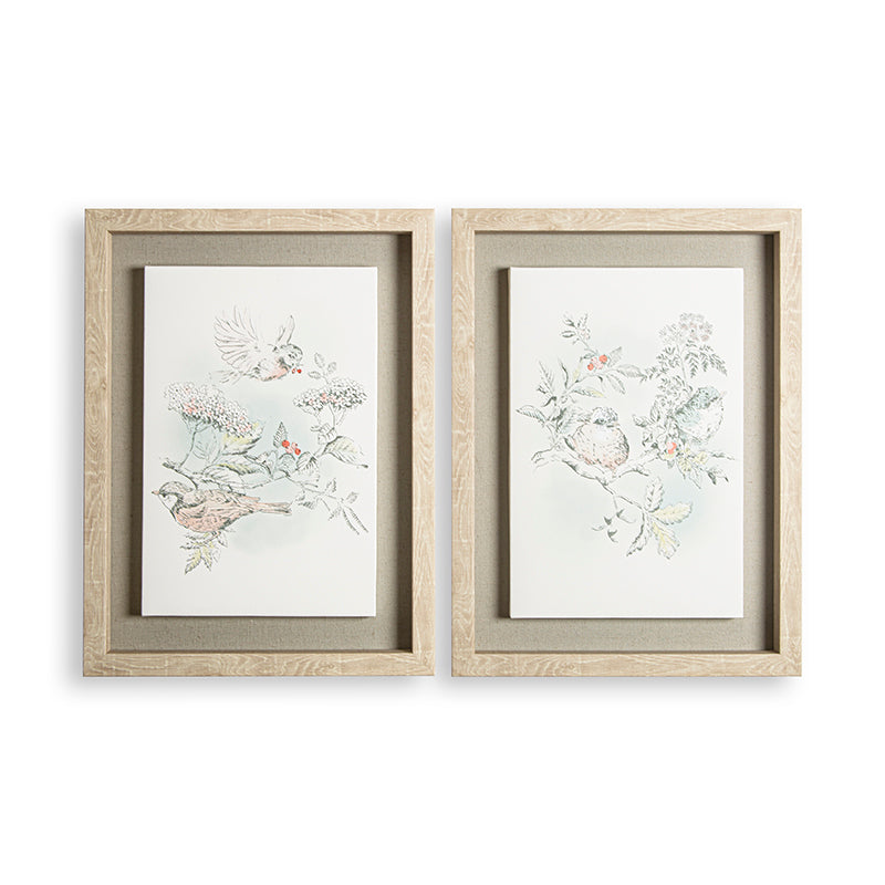 Laura Ashley Elderwood Set of 2 Wallart