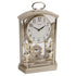 Rhythm Mantel Clock See Thru with Handle Two Tone