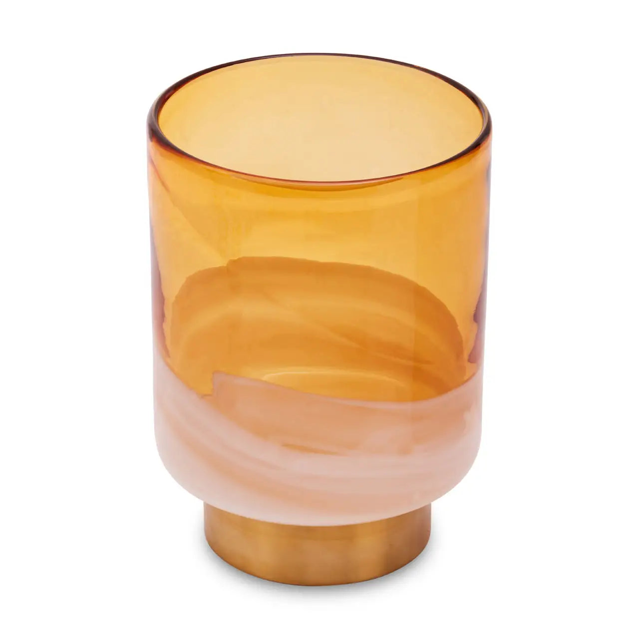 Fifty-Five Cleo Small Amber Vase