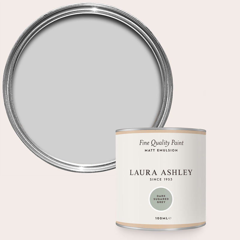 Laura Ashley Dark Sugared Grey Matt Emulsion Paint