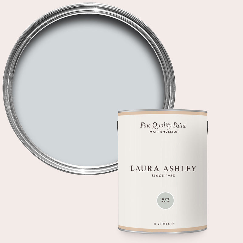 Laura Ashley Slate White Matt Emulsion Paint